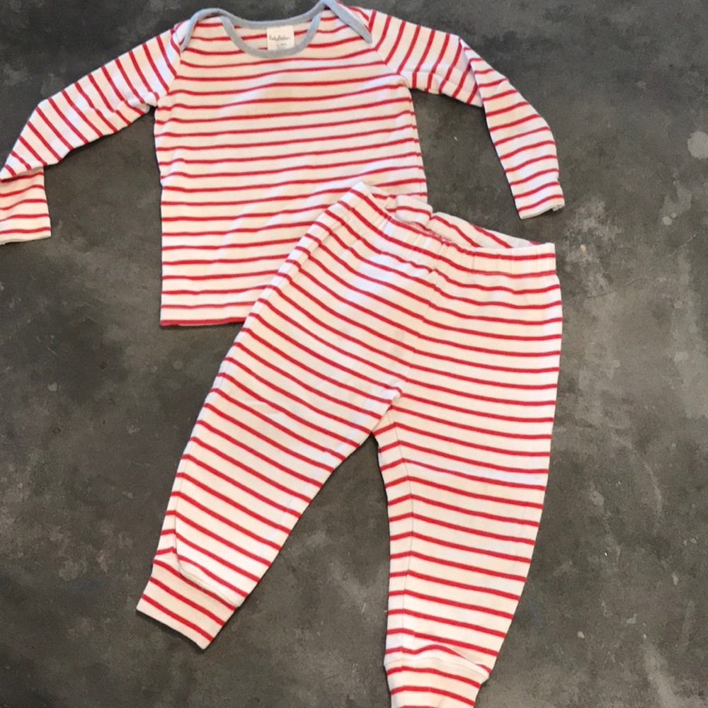 Mini Boden stripped pajamas